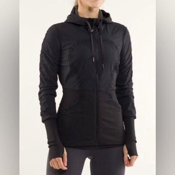 lululemon athletica Tops - Lululemon Reversible Dance Studio Jacket, Size 6